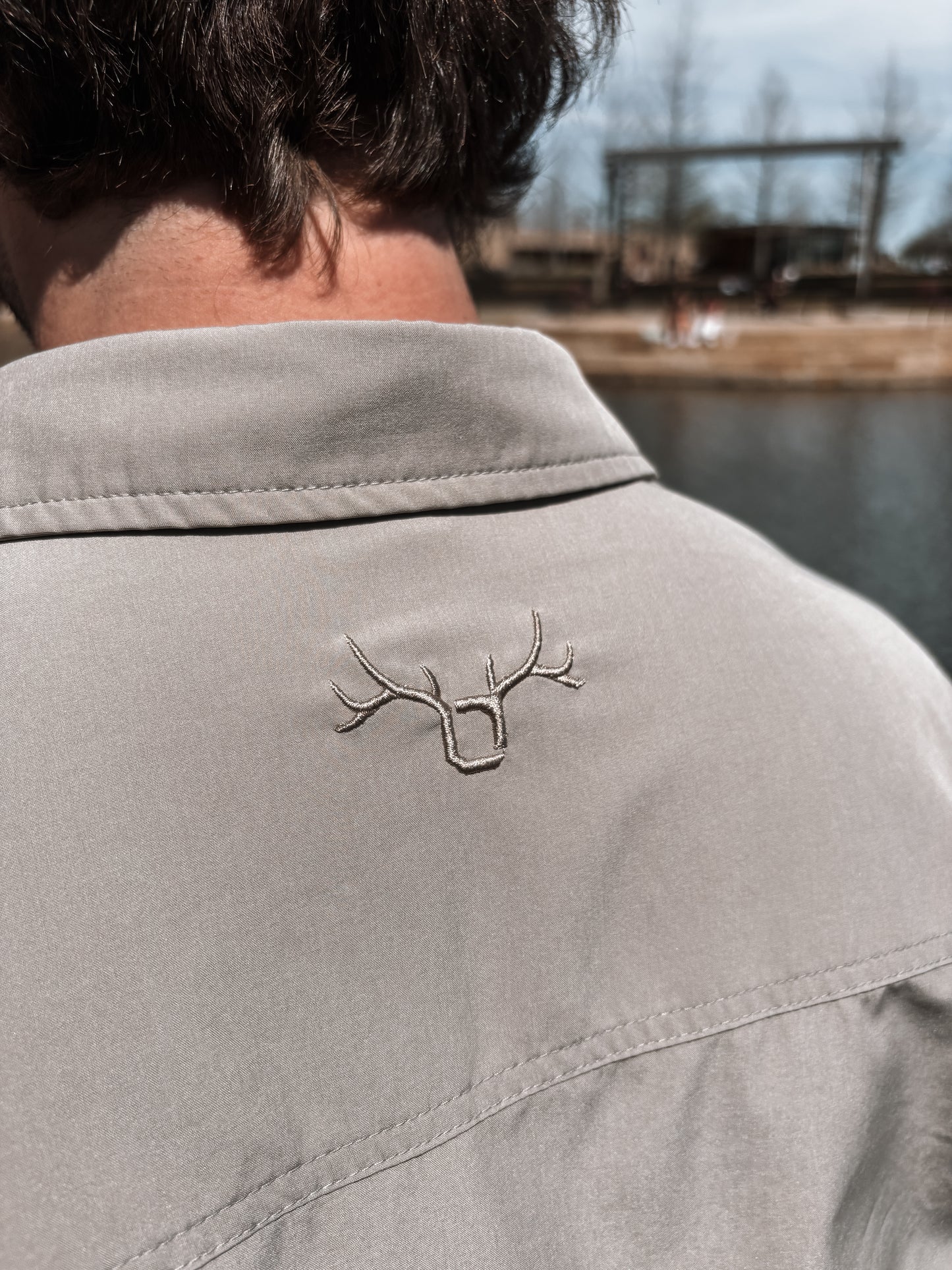 Performance Button Down - Tan