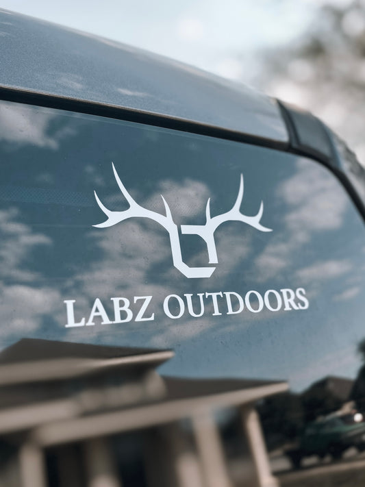 Labz Outdoors white decal